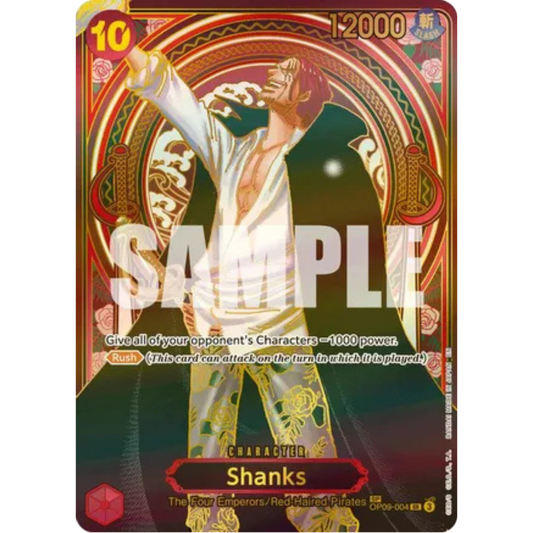 Shanks - OP09-004 (SP) (Gold) (OP09-004) - Carrying On His Will Foil