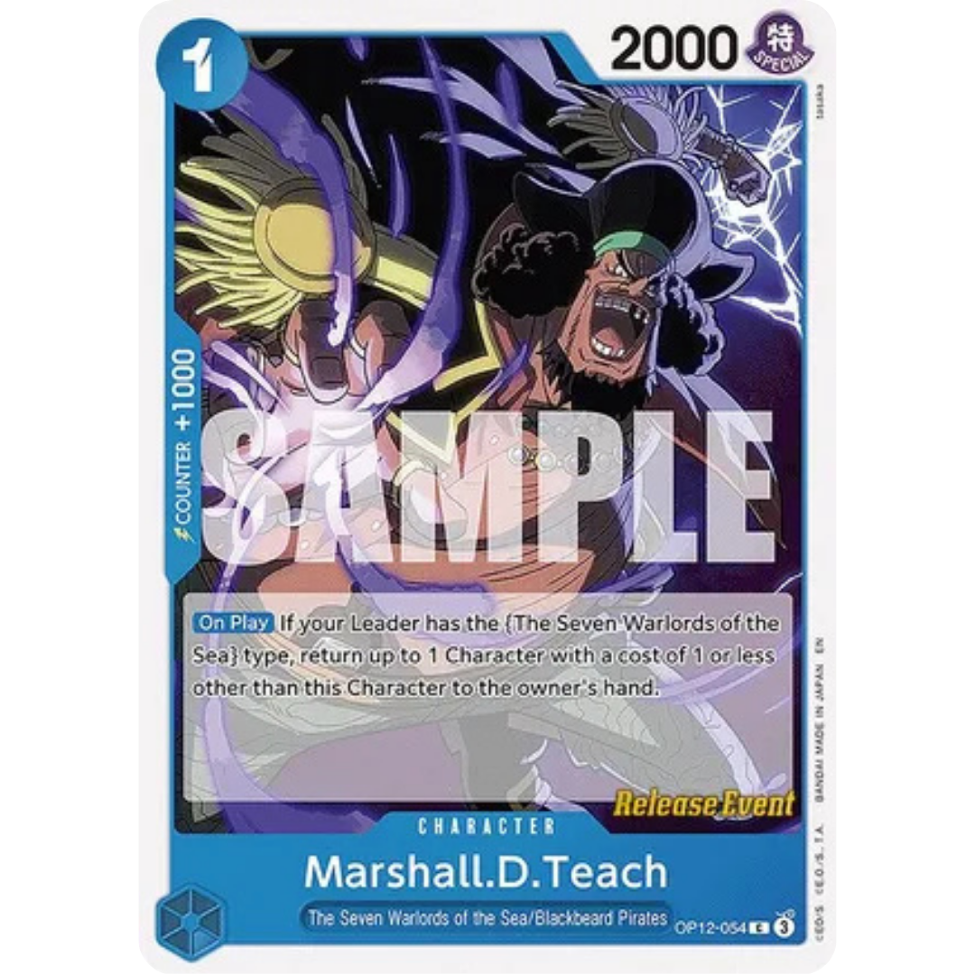 Marshall.D.Teach (OP12-054) - Legacy of the Master Release Event Cards