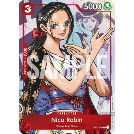 Nico Robin - ST01-008 (Alternate Art) (ST01-008) - One Piece Promotion Cards Foil