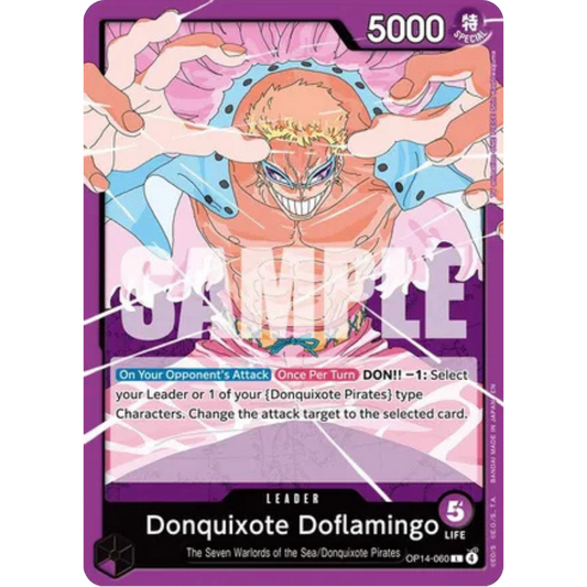 Donquixhote Doflamingo (OP14-060) - The Azure Sea's Seven