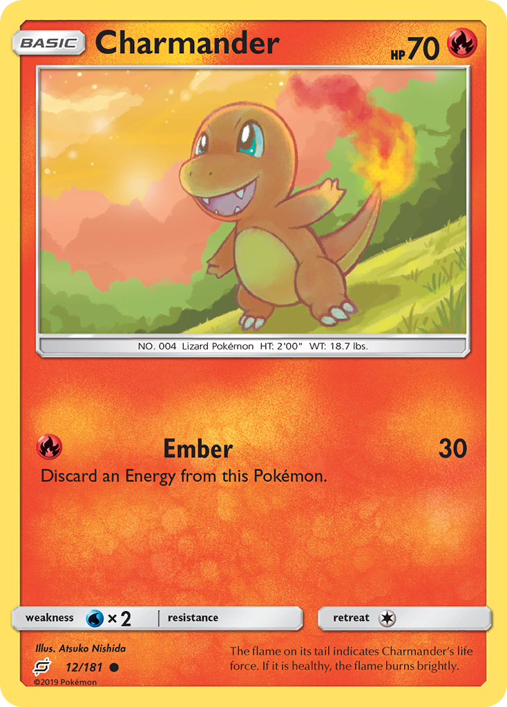 Charmander (12) 012  SM  Team Up - Common