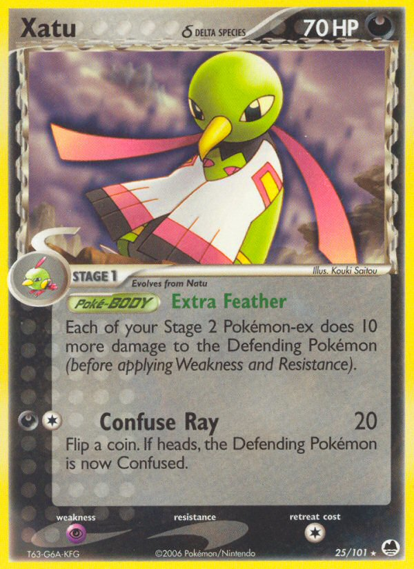 Xatu (Delta Species) 025/101  Dragon Frontiers - Rare