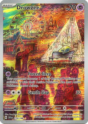 Drowzee 210/198  - Holofoil SV01 Scarlet & Violet Base Set - Illustration Rare
