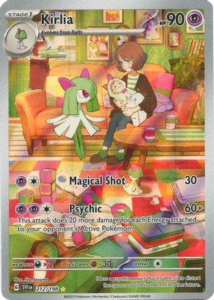 Kirlia 212/198  - Holofoil SV01 Scarlet & Violet Base Set - Illustration Rare