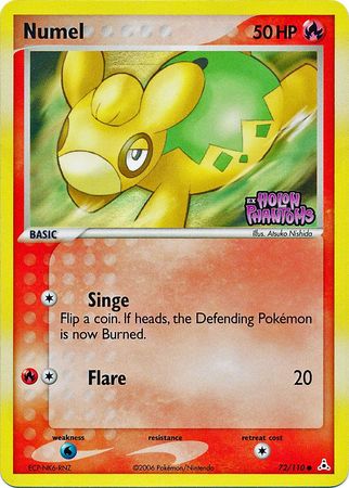 Numel 072  - Reverse Holofoil Holon Phantoms - Common