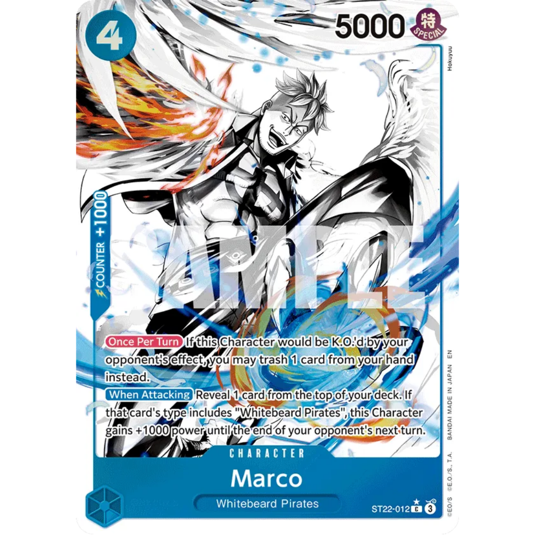 Marco (Parallel) (ST22-012) - Starter Deck 22: Ace & Newgate Foil