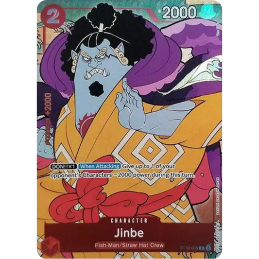 Jinbe (English Version 1st Anniversary Set) (ST10-005) - One Piece Promotion Cards Foil