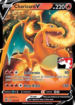Charizard V (Prize Pack Series 2)  - Holofoil Prize Pack Series Cards - Ultra Rare