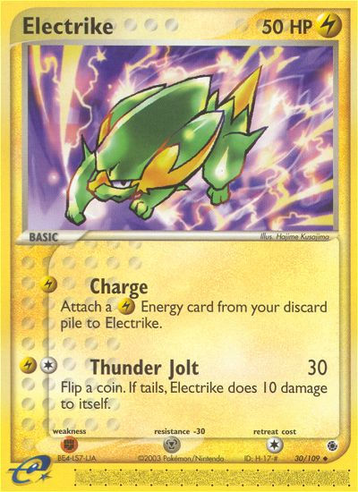 Electrike - 30/109/109  Ruby and Sapphire - Uncommon