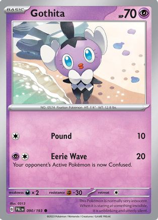 Gothita 090  SV02 Paldea Evolved - Common