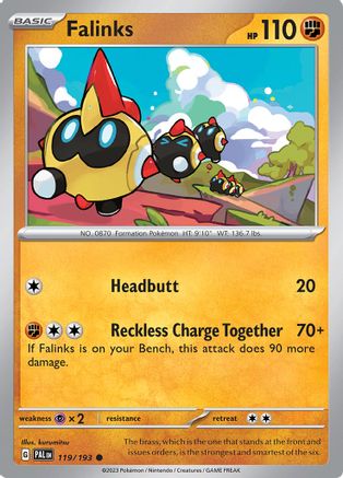Falinks 119  - Reverse Holofoil SV02 Paldea Evolved - Common