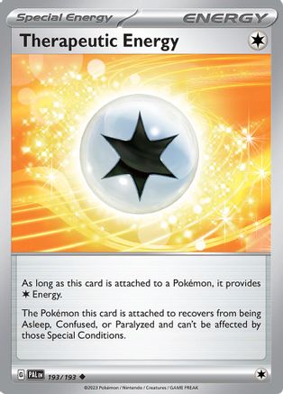 Therapeutic Energy 193  SV02 Paldea Evolved - Uncommon