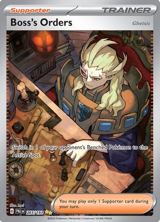 Boss's Orders 265/193  - Holofoil SV02 Paldea Evolved - Special Illustration Rare