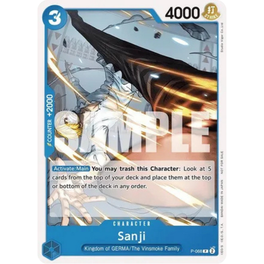 Sanji (Pirates Party Vol. 7) (P-068) - One Piece Promotion Cards