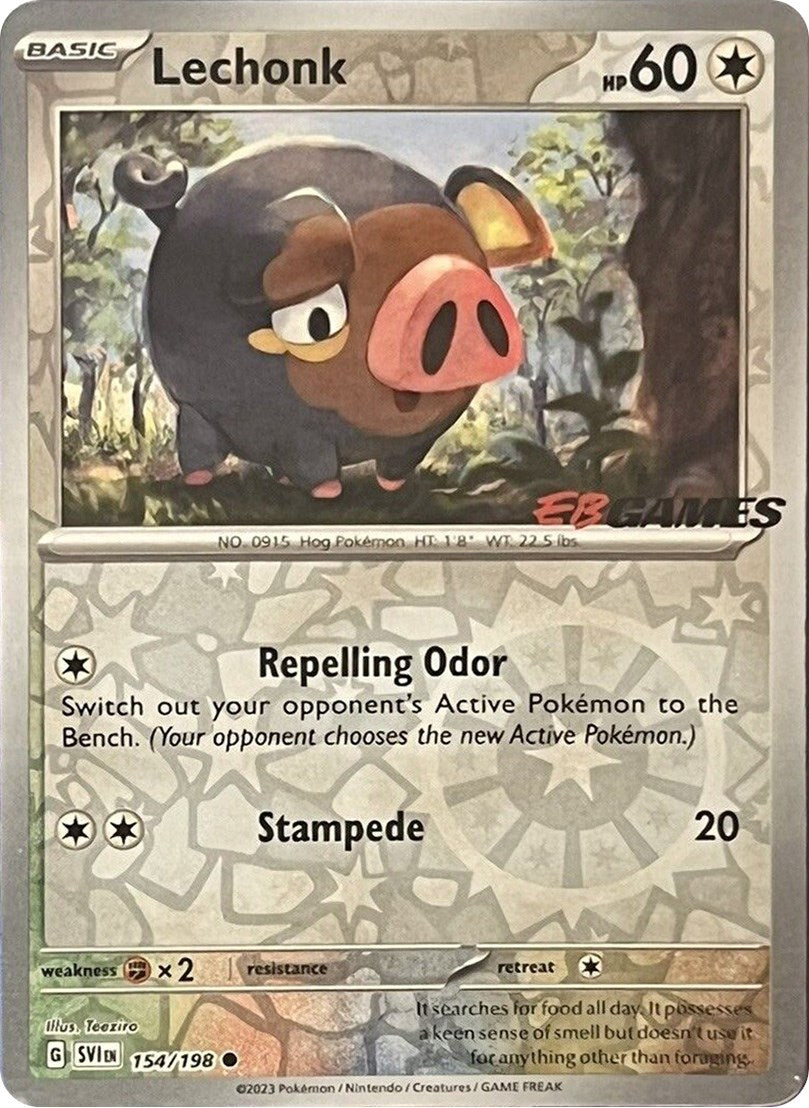 Lechonk 154/198  - Reverse Holofoil Miscellaneous Cards & Products - Promo