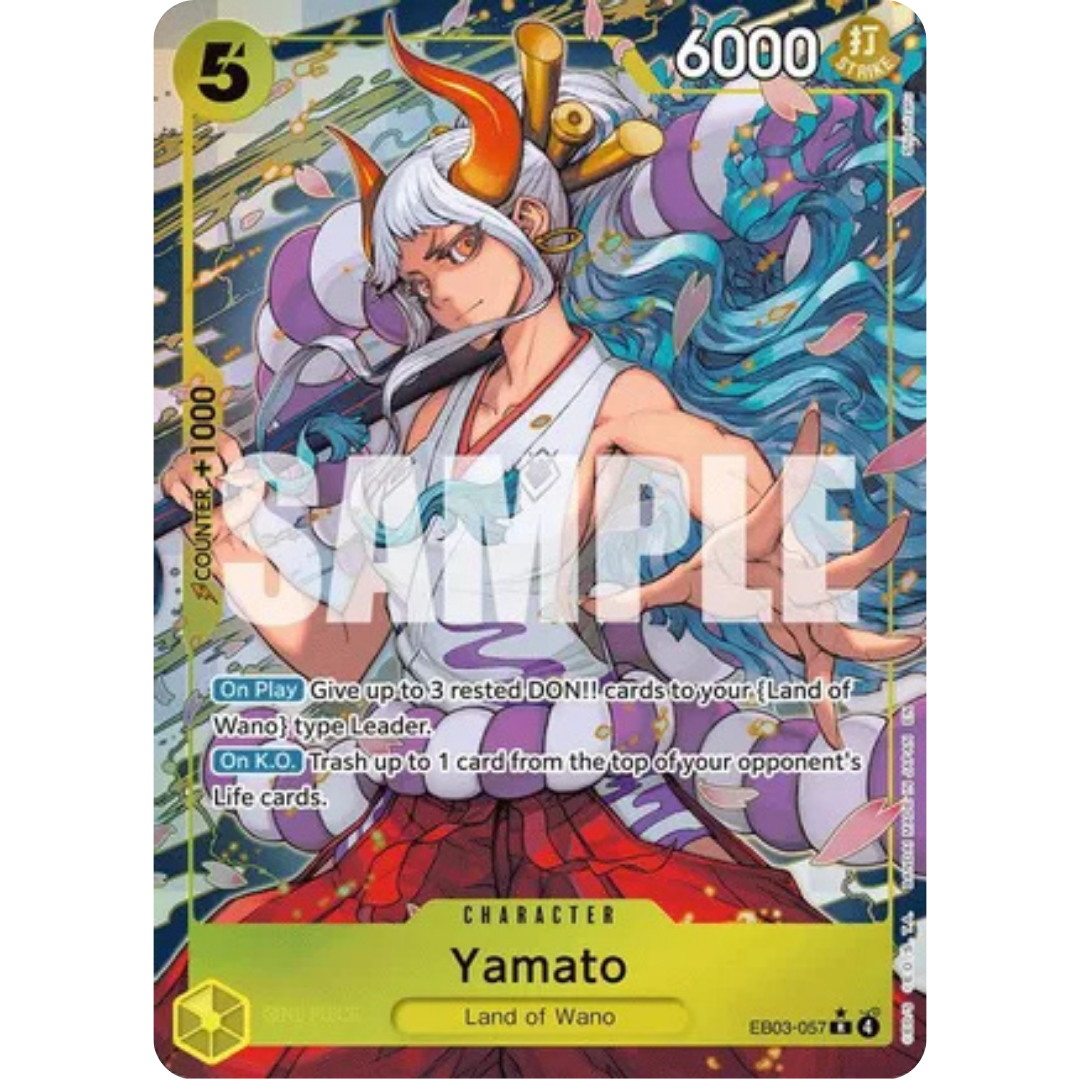 Yamato (Alternate Art) (EB03-057) - Extra Booster: One Piece Heroines Edition Foil