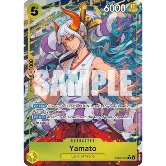 Yamato (Alternate Art) (EB03-057) - Extra Booster: One Piece Heroines Edition Foil