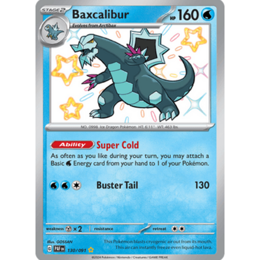 Baxcalibur (130/091) [Scarlet & Violet: Paldean Fates]