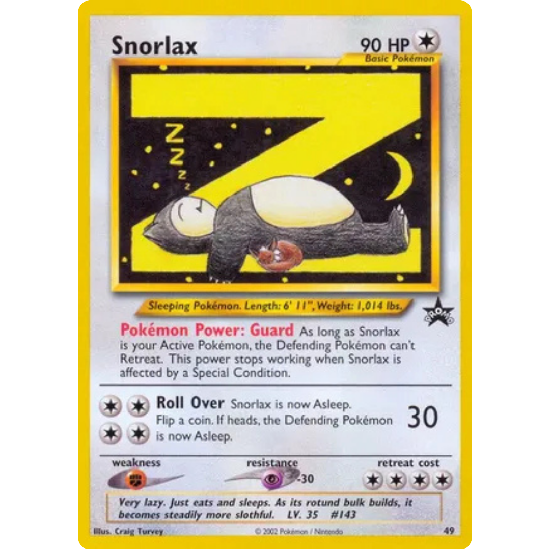 Snorlax 049/53  WoTC Promo - Promo