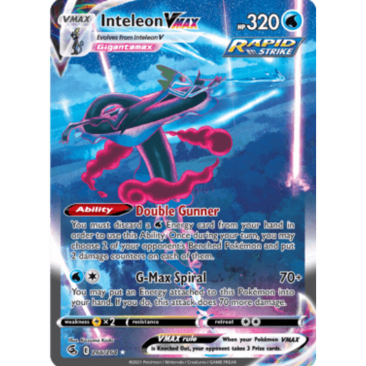 Inteleon VMAX (266/264) [Sword & Shield: Fusion Strike]