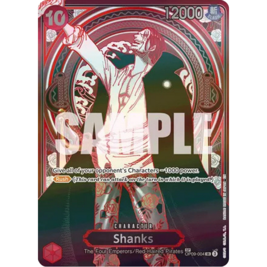 Shanks - OP09-004 (SP) (Silver) (OP09-004) - Carrying On His Will Foil