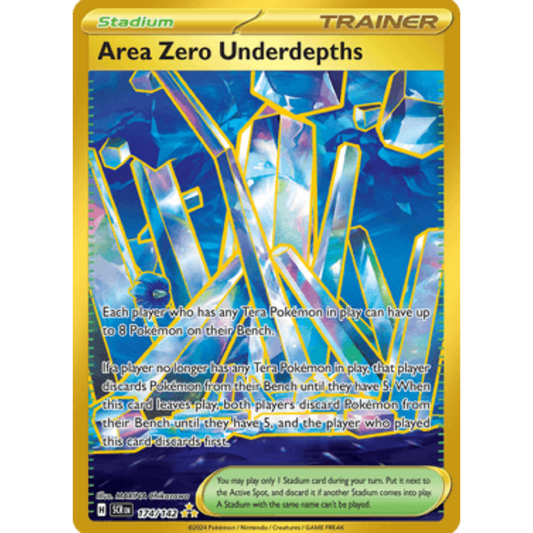 Area Zero Underdepths 174/142  - Holofoil SV07 Stellar Crown - Hyper Rare