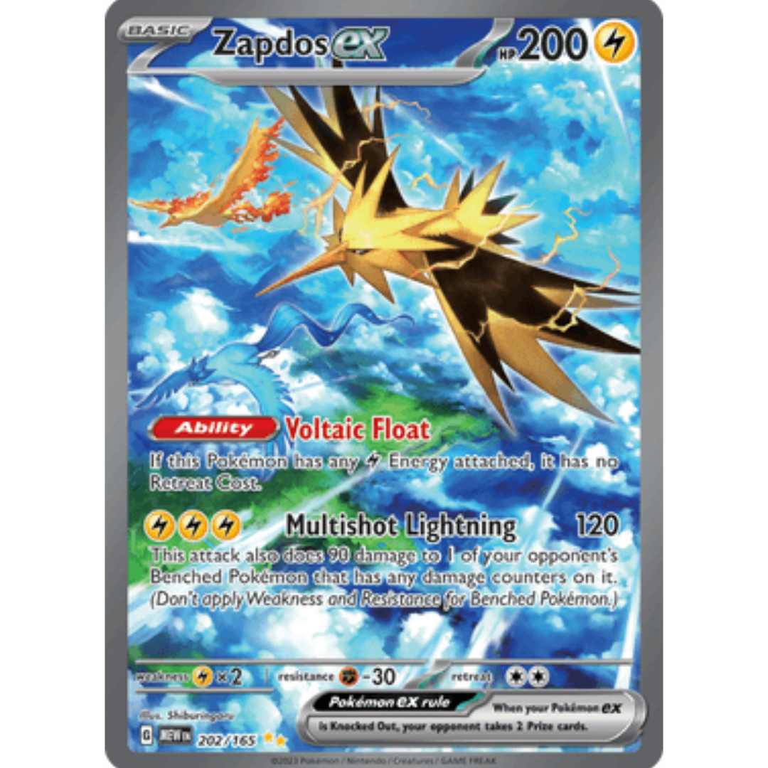 Zapdos ex (202/165) [Scarlet & Violet: 151]
