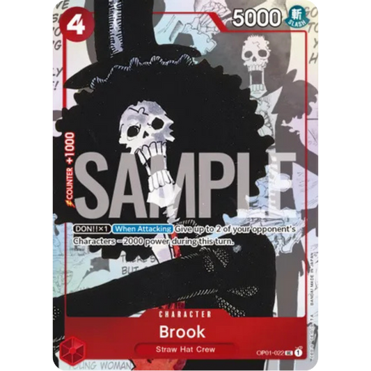 Brook - OP01-022 (Alternate Art) (OP01-022) - One Piece Promotion Cards Foil
