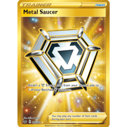 Metal Saucer (214/202) [Sword & Shield: Base Set]