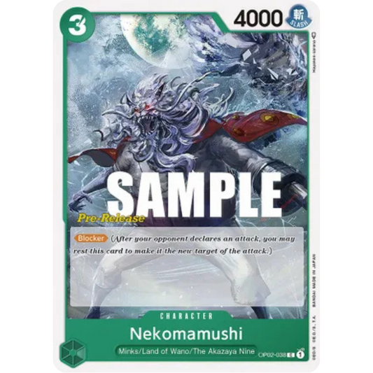 Nekomamushi (OP02-038) - Paramount War Pre-Release Cards