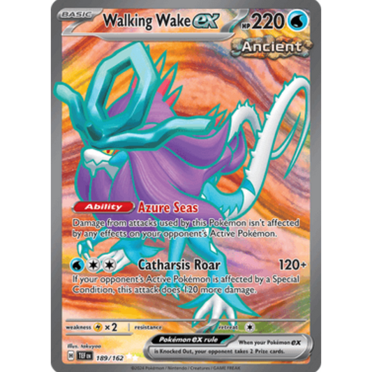 Walking Wake ex (189/162) [Scarlet & Violet: Temporal Forces]