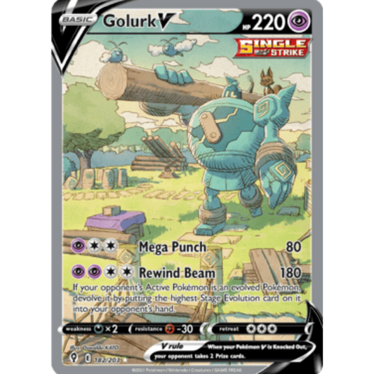 Golurk V (182/203) [Sword & Shield: Evolving Skies]