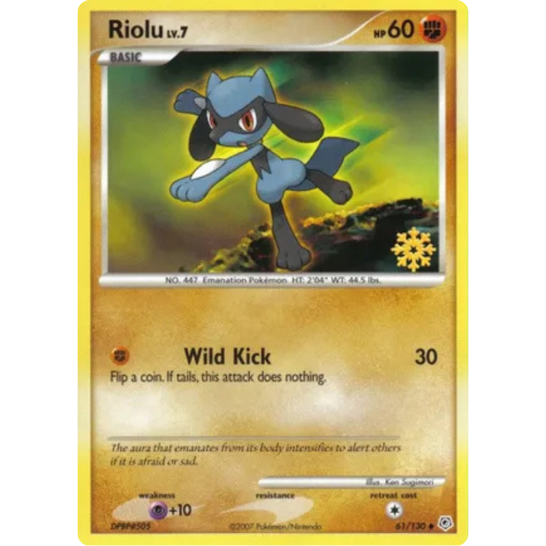 Riolu - 61/130/130  Countdown Calendar Promos - Promo