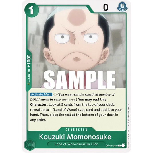 Kouzuki Momonosuke (OP01-041) - Romance Dawn Foil