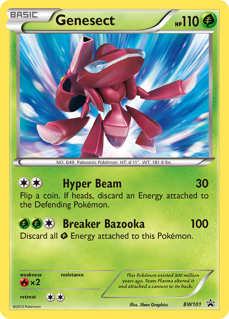Genesect - BW101  Black and White Promos - Promo