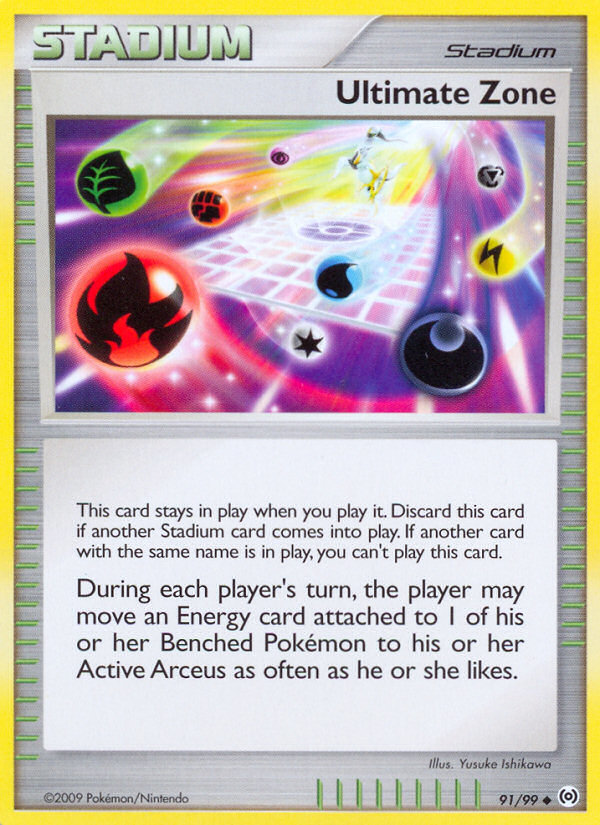Ultimate Zone 091  Arceus - Uncommon