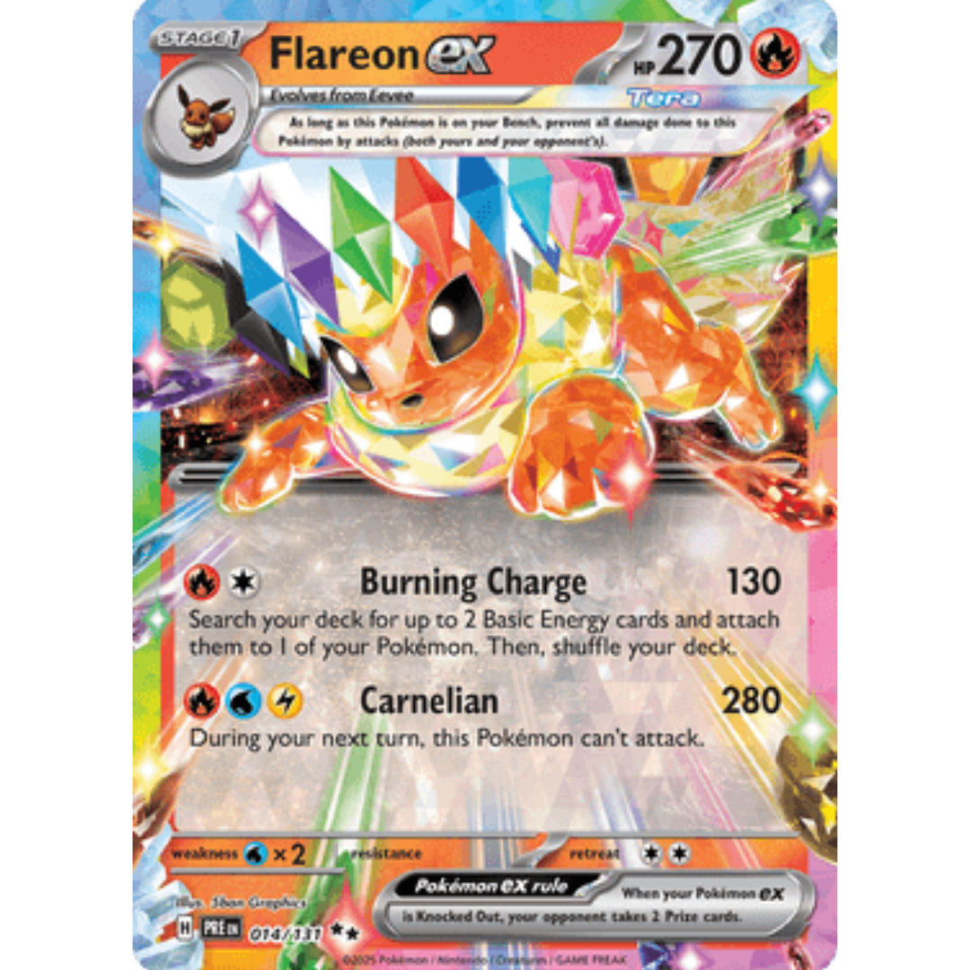 Flareon ex 014/131  - Holofoil SV Prismatic Evolutions - Double Rare