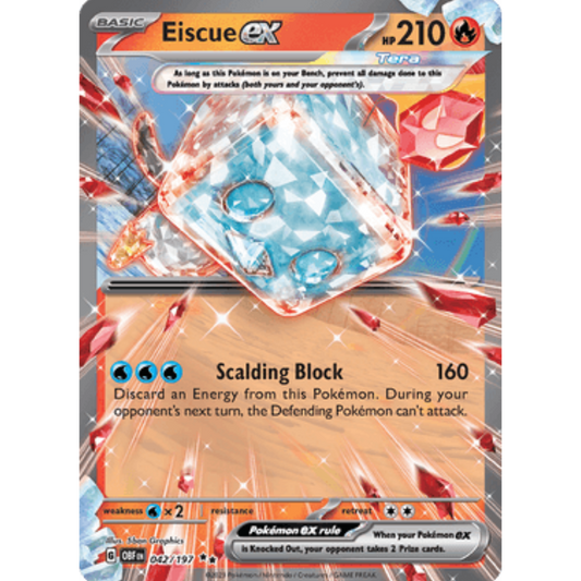 Eiscue ex (042/197) [Scarlet & Violet: Obsidian Flames]
