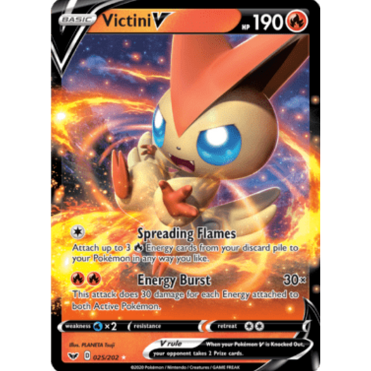 Victini V (025/202) [Sword & Shield: Base Set]