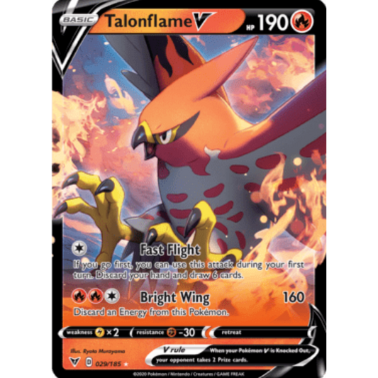 Talonflame V (029/185) [Sword & Shield: Vivid Voltage]