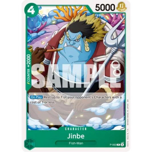 Jinbe - P-063 (Reprint) (P-063) - Premium Booster -The Best- Vol. 2