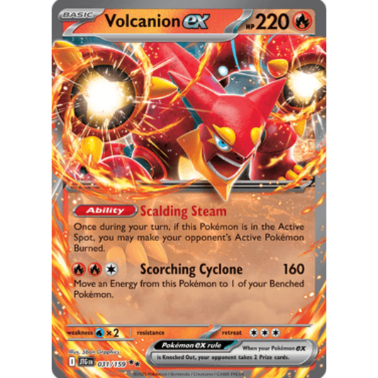 Volcanion ex 031/159  - Holofoil SV09 Journey Together - Double Rare