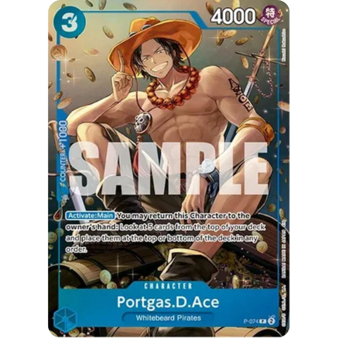 Portgas.D.Ace (Tin Pack Set Vol. 2) (P-074) - One Piece Promotion Cards Foil