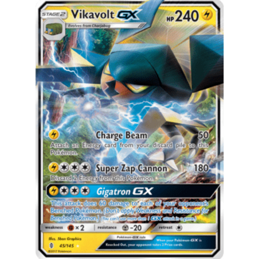 Vikavolt GX (45/145) [Sun & Moon: Guardians Rising]