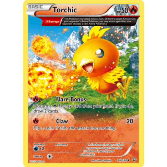 Torchic (Omega) 026/160  XY  Primal Clash - Uncommon