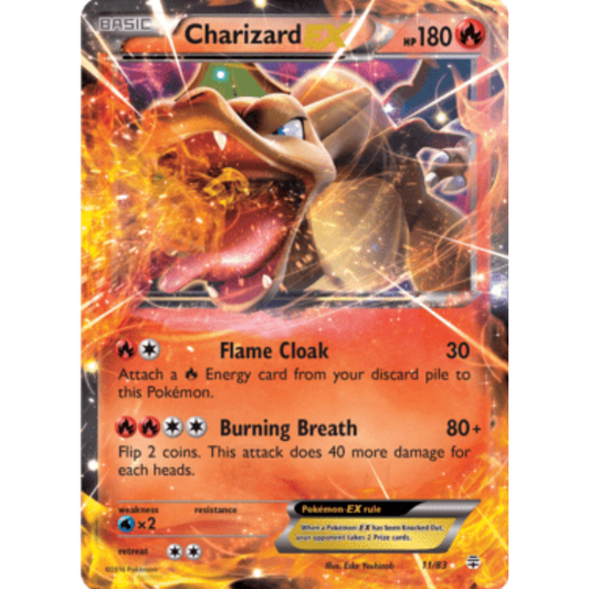 Charizard EX 011/83  - Holofoil Generations - Ultra Rare