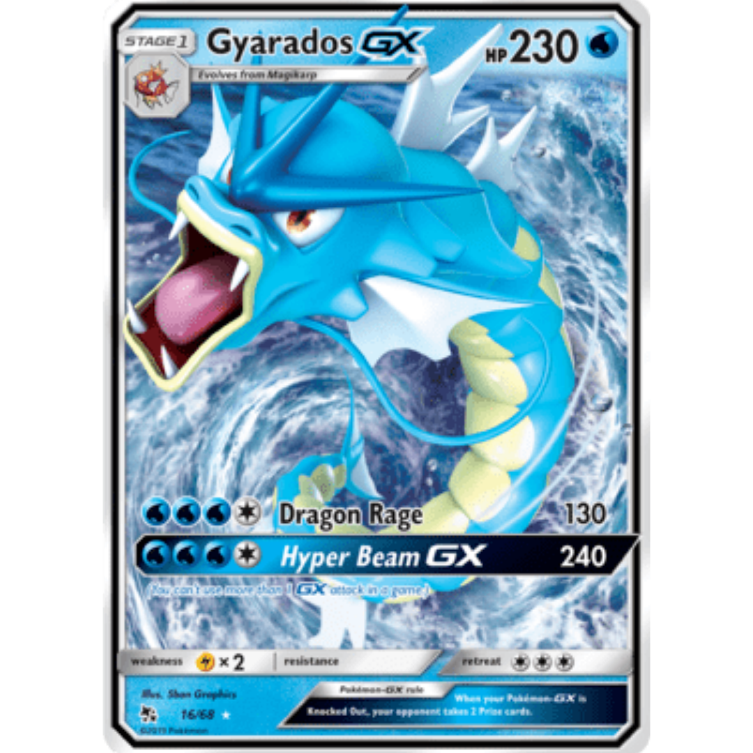 Gyarados GX 016  - Holofoil Hidden Fates - Ultra Rare