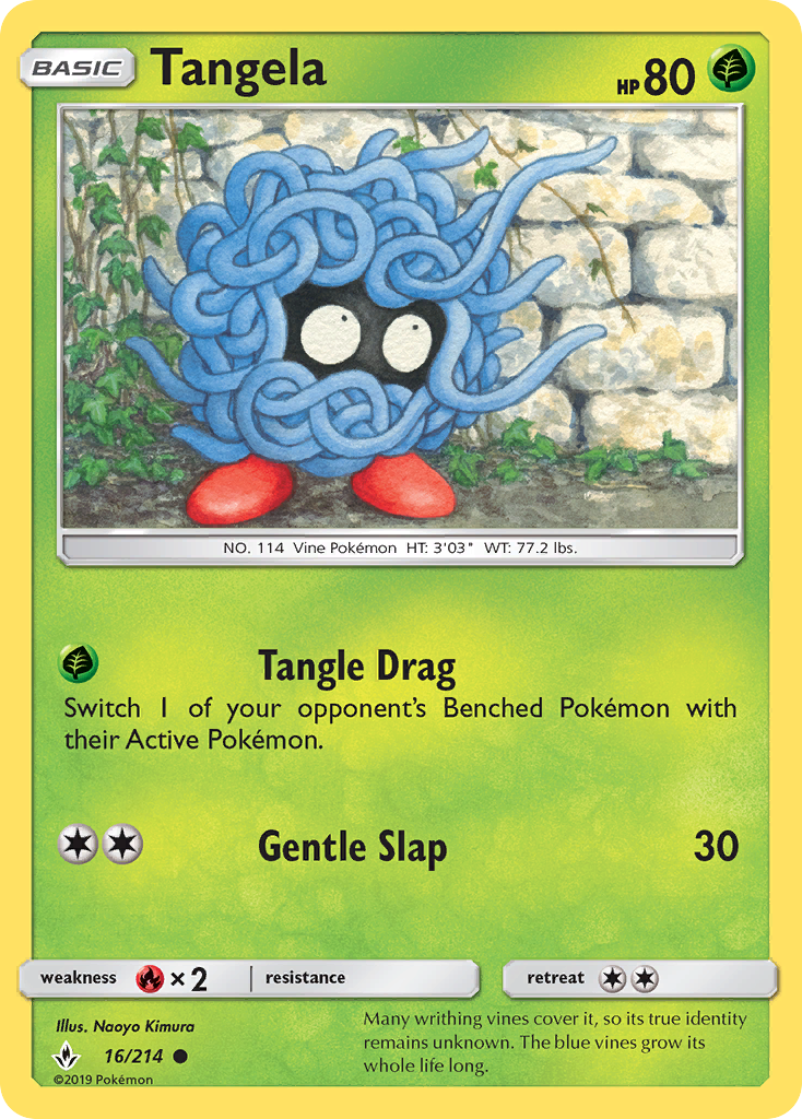 Tangela/214  SM  Unbroken Bonds - Common