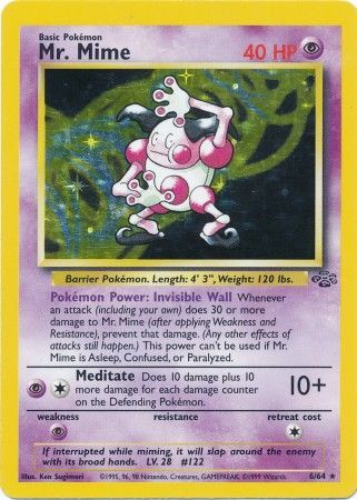 Mr. Mime (6) 006/64  Jungle - Holo Rare