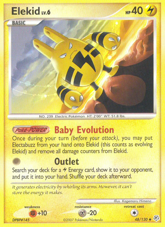 Elekid 048/130  Diamond and Pearl - Uncommon